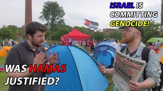Interviewing Palestine protestors at the University of Birmingham