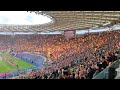 Roma-Fiorentina La Curva Sud "Finché Vedrai Sventolar Questa Bandiera @asroma 💛❤️🐺