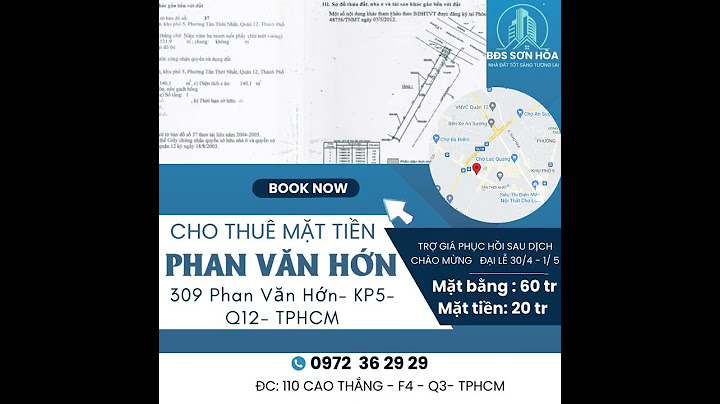 Cho thuê mặt bằng phan văn hớn quận 12