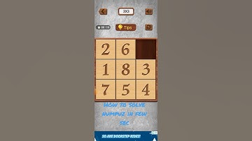solving a numpuz in few seconds