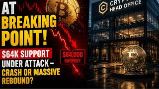 🚨 Bitcoin at Breaking Point! $64K Support Under Attack – Crash or Massive Rebound?