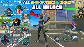 All Characters & Premium Skins Unlock Spider Fighter 3 In One Video screenshot 3