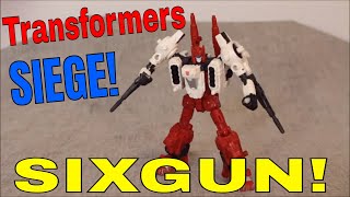 Transformers WFC Siege Sixgun - GotBot True Review NUMBER 535
