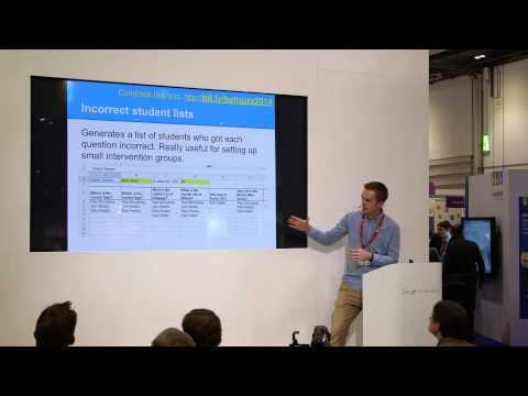BETT 2014 (Thurs): Oli Trussell presenting on Automating Feedback using Google Tools - BETT 2014 (Thurs): Oli Trussell presenting on Automating Feedback using Google Tools