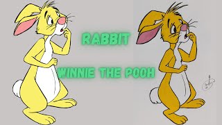 How to Draw Rabbit from Winnie the Pooh Step by Step