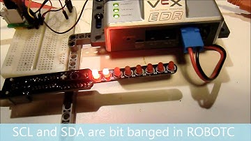 ROBOTC I2C VEX Cortex Master Test