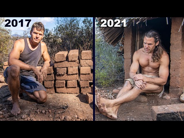 Three Years of Primitive Skills at the Hut (The last video) class=