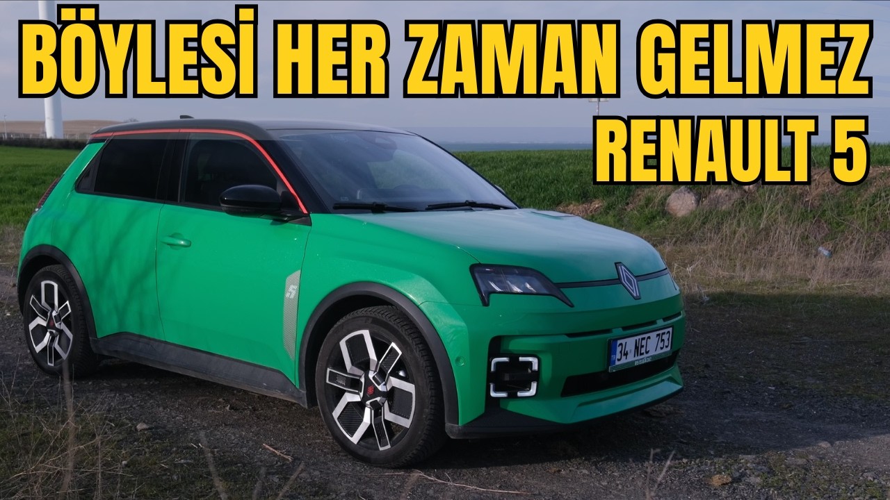 Fiyatı İndirimde! | Renault 5 E-Tech Test Sürüşü | Şaşırtan Kalite ve Teknoloji