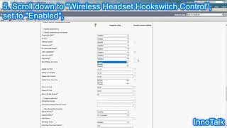 How to set "EHS Enable" on Cisco CUCM