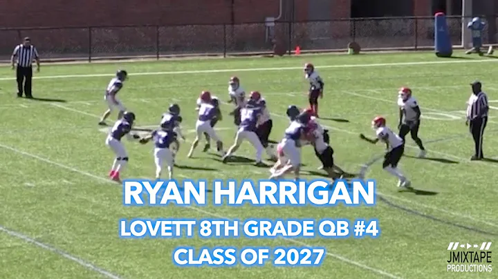 Ryan Harrigan, Lovett 8th grade QB, Class of 2027