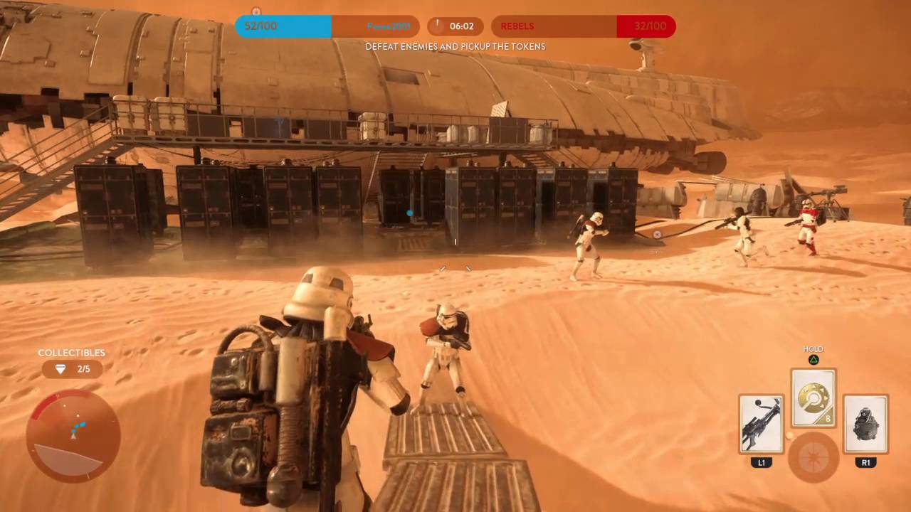 First Star Wars Battlefron ps4 gameplay by fecee15games - YouTube