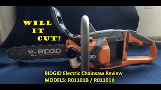 RIDGID Electric Chainsaw Review