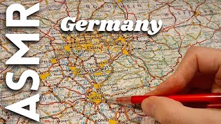Tracing a map of Germany (Map Tracing, Whispers, Soft Spoken) [ASMR DE] screenshot 4