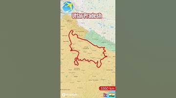 Uttar Pradesh maps travel by car #vairalvideo #shorts