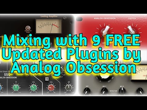 Analog Obsessionの無料VSTプラグイン9選を更新 - JAMP、SSQ、OSS、Distox、Merica、Combox、Varimoon