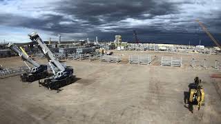 Constructing the Diamond Processing Facility from Start to Finish