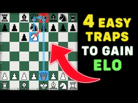 4 Best Chess Traps | Chess Tricks to WIN FAST - Strategies & Ideas