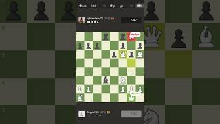 BISHOP &amp; QUEEN'S AFFAIR MATE #checkmate #chess #chesscom #chesstactics #chessgame #chessmate #online