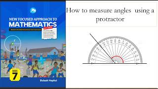 How to measure angles  using a protractor