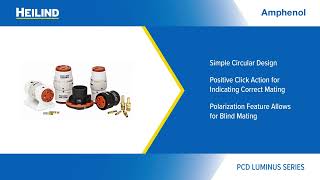 Amphenol PCD Luminus Series Connectors | Heilind Electronics