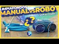 LIMPIAFONDOS MANUAL 💪  vs ROBOT LIMPIAFONDOS 🤖  ¿Qué es mejor?