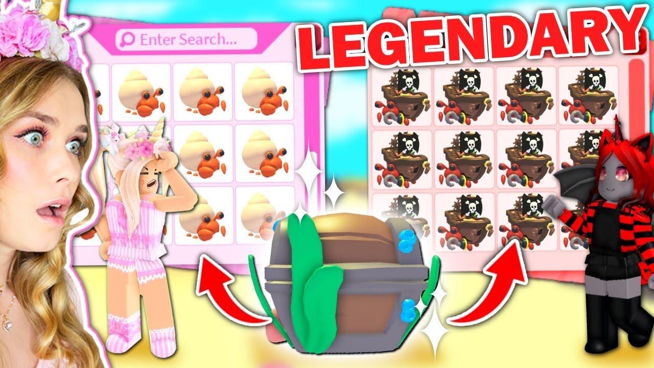 Who Can Open The MOST LEGENDARY HERMIT CRABS In Adopt Me! (Roblox)