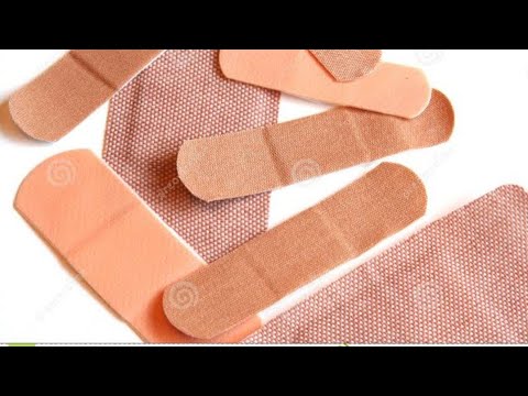 how to make band aid (diy bandaid)