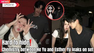 Download Lagu Fans, get ready❗ He Yu and Esther Yu's chemistry leaks behind the camera MP3