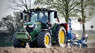 Maissäen Mit Dem Agrarservice Buchenscheit John Deere 6130R Monosem Maislegegerät