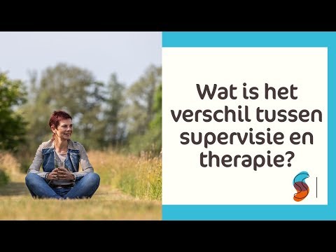 Wat is het verschil tussen supervisie en therapie?