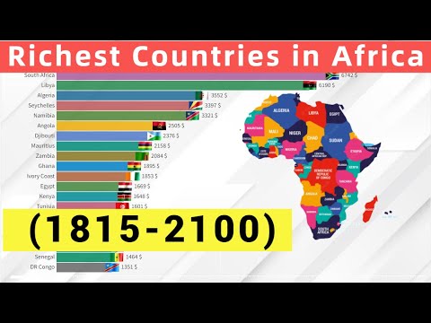 Richest Countries in Africa by GDP PPP per Capita (1815-2100) Economy ...