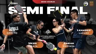 🇵🇭 Pickleball OPEN Category Mixed Doubles Semi Finals Red | Meds vs.Leander | SJ