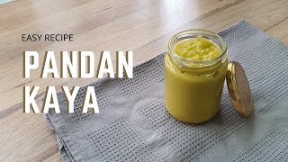 Easy Pandan Kaya Recipe