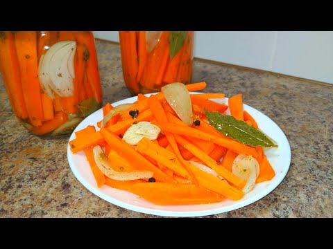 Улетная Закуска !Рецепт быстрого приготовления! Маринованная Морковь