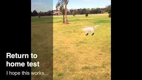 DJI Phantom self landing