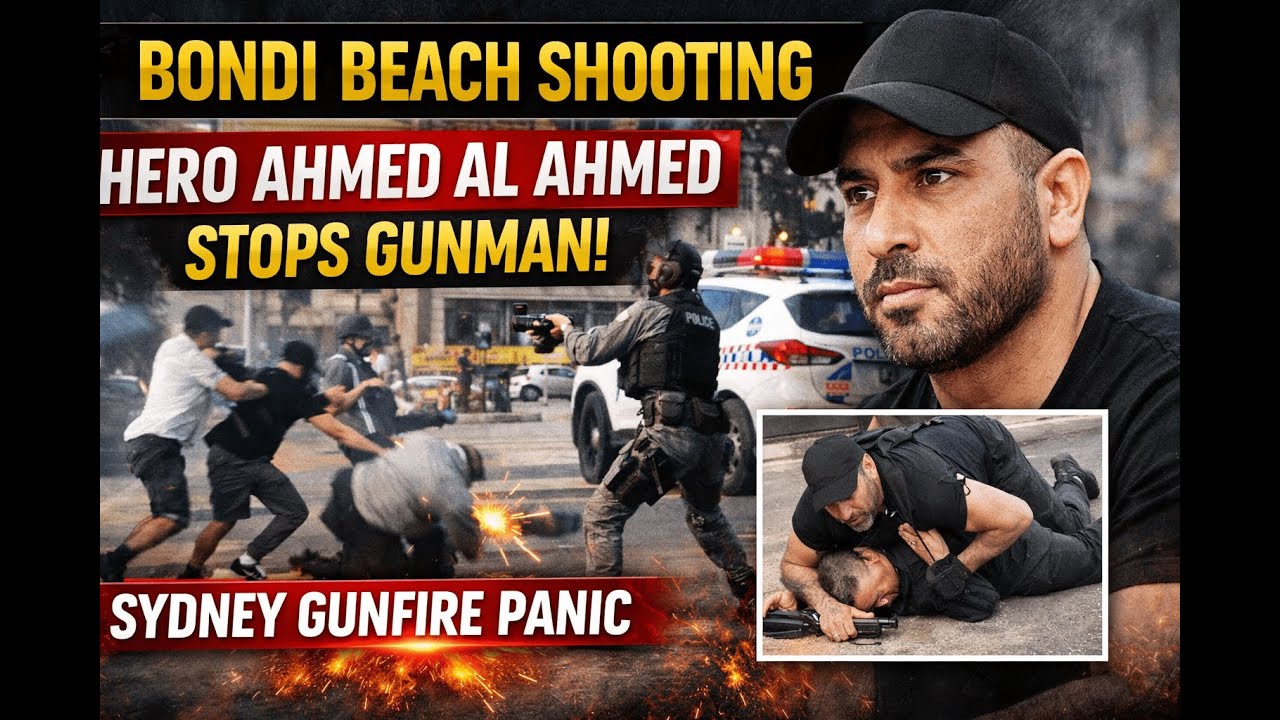 Bondi Beach Shooting: Hero Ahmed Al Ahmed Stops Gunman | Sydney Gunfire Panic