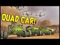 Crossout - QUAD CAR! 4 CARS IN ONE - Triple Attack Drone Build - Crossout Gameplay