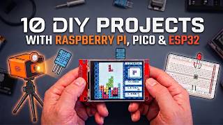 I Built 10 DIY Projects with Raspberry Pi, Pico & ESP!