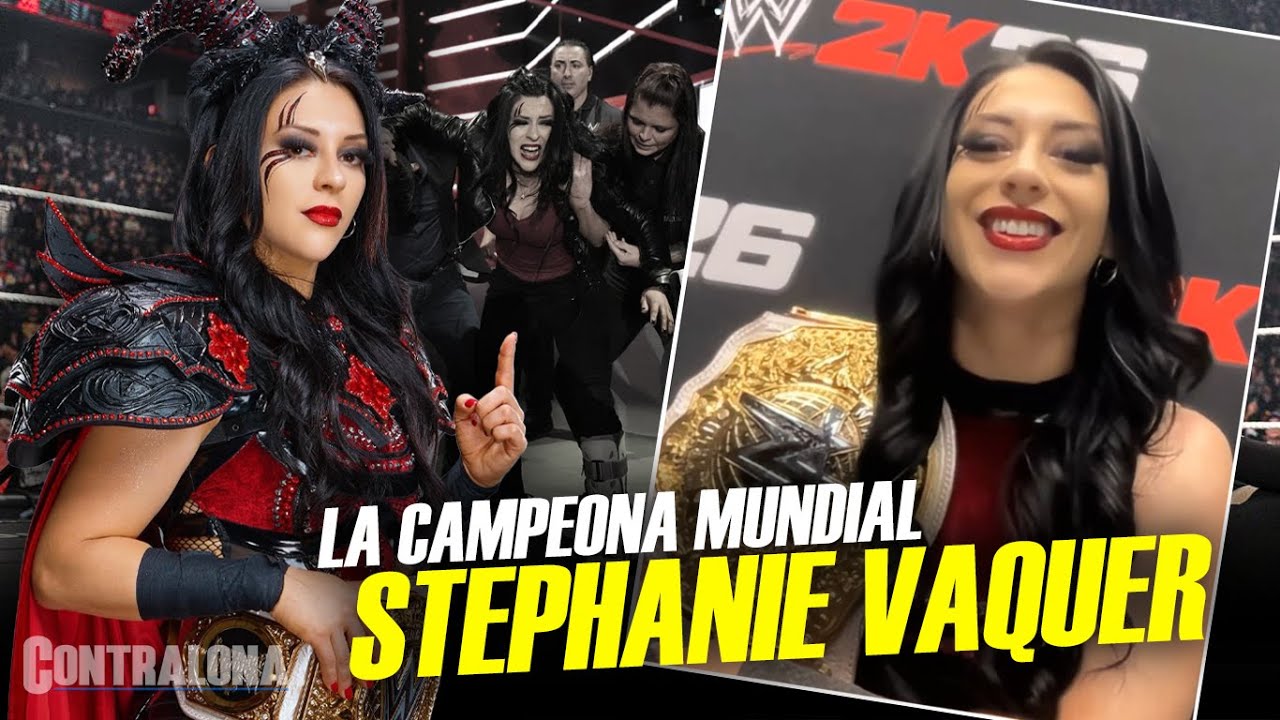 Stephanie Vaquer: "RAQUEL NO ME GANA, TIENE QUE APRENDER A PERDER" | Lesión, WWE 2K26, Royal Rumble