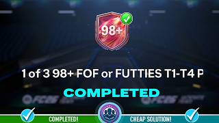 1 of 3 98+ FOF or FUTTIES T1-T4 Player Pick Opened - Cheap Solution & SBC Tips - FC 26