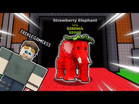 STRAWBERRY ELEPHANT - ი დავაგდე! 🤯😲 | Steal a Brainrot