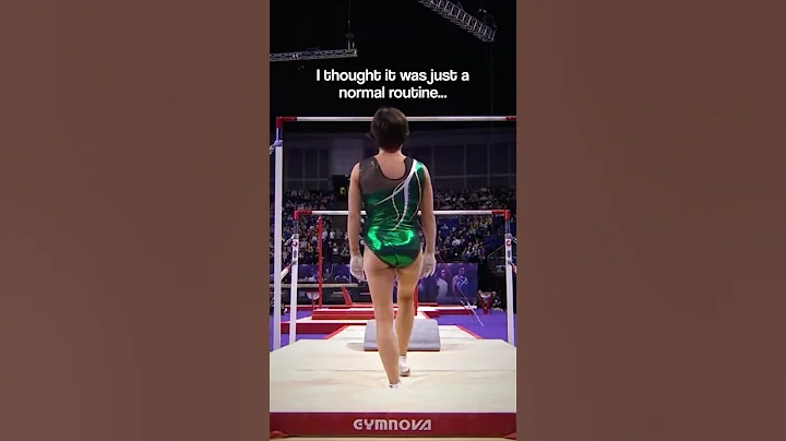 She scored a Perfect 10 without wearing...?🤯 #gymnastics #perfect10 #exhibition #grips