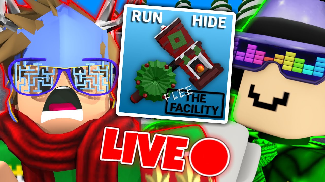 Roblox Flee The Facility Christmas Update Today?! LIVE Stream 🔴 YouTube