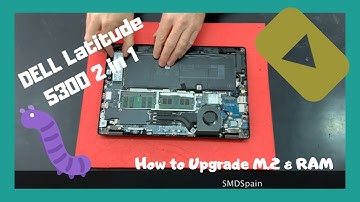 How to Upgrade M.2 Pcie Nvme SSD DELL Latitude 5300 2 in 1 RAM disassembly