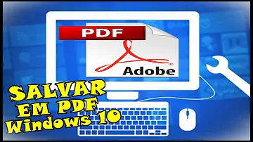 Como salvar um documento do Word para o PDF?