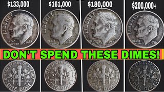 Top 10 Most Valuable Roosevelt Dimes Worth Millions💰 Rare Dimes You Should Never Spend!