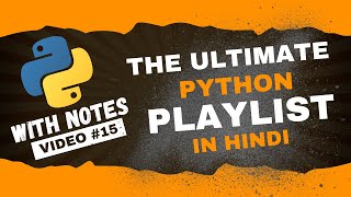 Pattern Programming In Python |Endline Operator | The Ultimate Python Playlist | Hindi | VIDEO : 15
