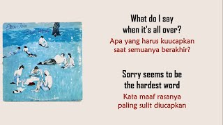 Blue, Elton John - Sorry Seems to Be the Hardest Word | Lirik Terjemahan Indonesia