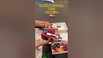 Maybelline Lipstick Declutter 💄✨ | Keep or Toss? | Part 3 #youtubeshorts #lipstick #viral#fypシ
