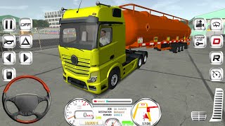 Direksiyonlu Kamyon Tanker Simülatör Oyunu - Petrol Tankeri Kamyon Oyunları 2021 - Android Gameplay screenshot 1